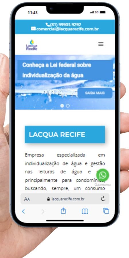 Lacqua Recife - Cliente Sparklabs - Versão Mobile