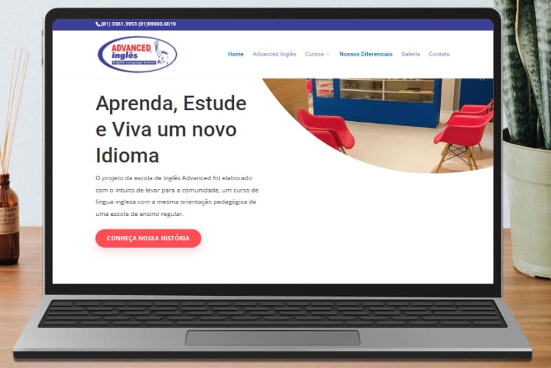 Advanced Inglês - Cliente Sparklabs - Versão Desktop