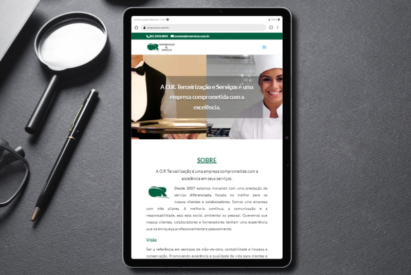 OR Serviços - Cliente Sparklabs - Versão Tablet